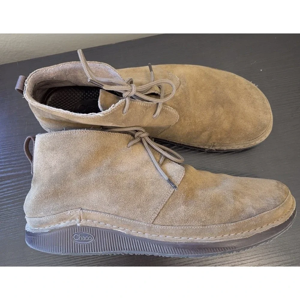 Chaco Paonia Desert Boots Men's Size 14‎ Brown Suede Chukka Boot Teak JCH108737